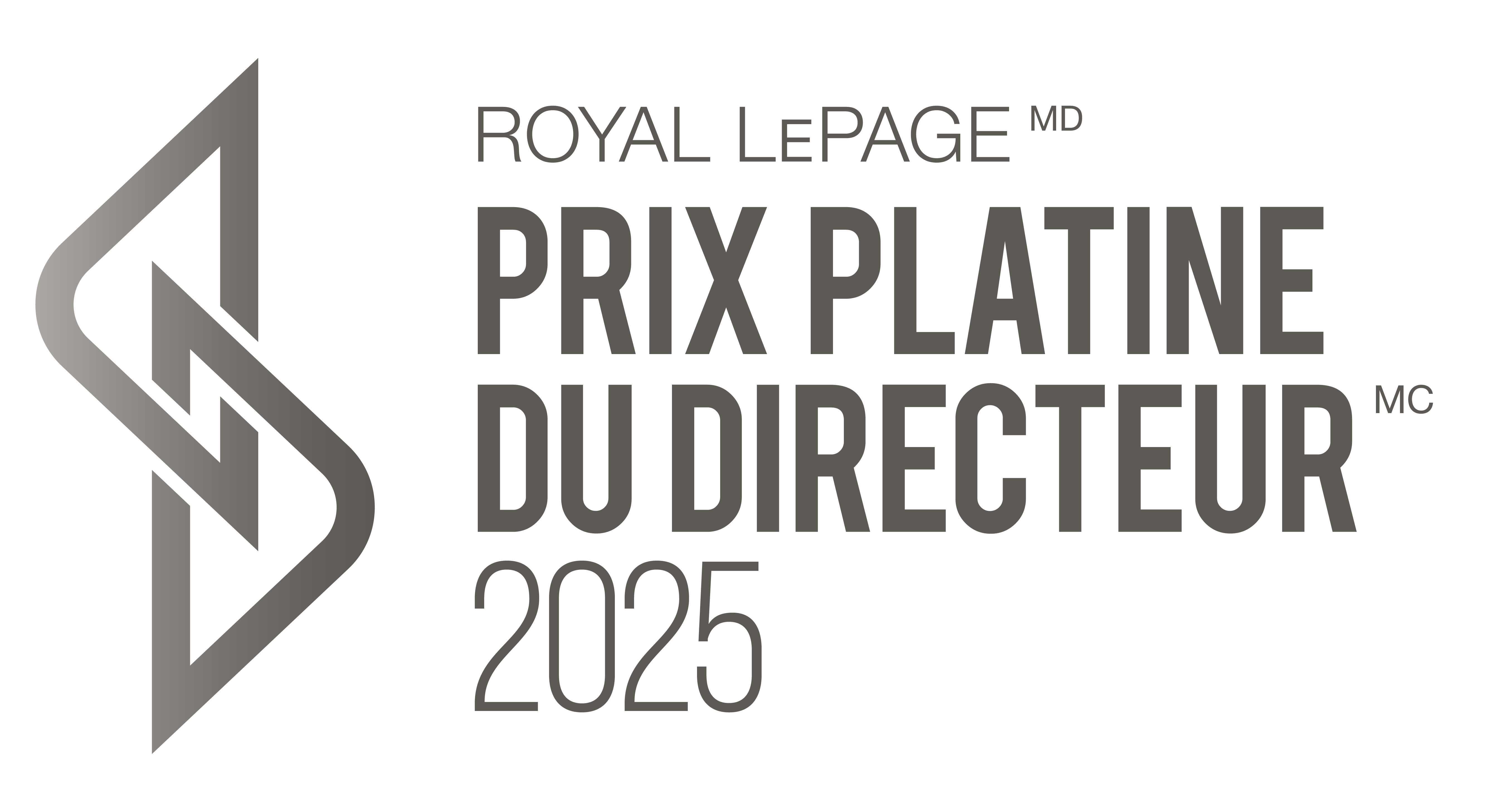 Prix Platine du Directeur 2025 — qualité de service et engagement professionnel.